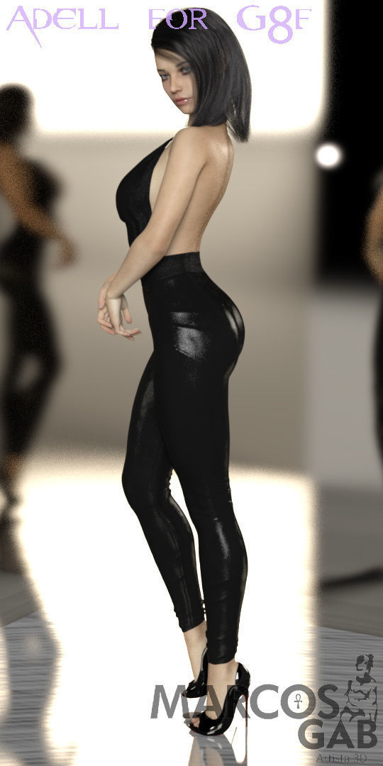 Adell for Genesis 8 Female 3D model_10
