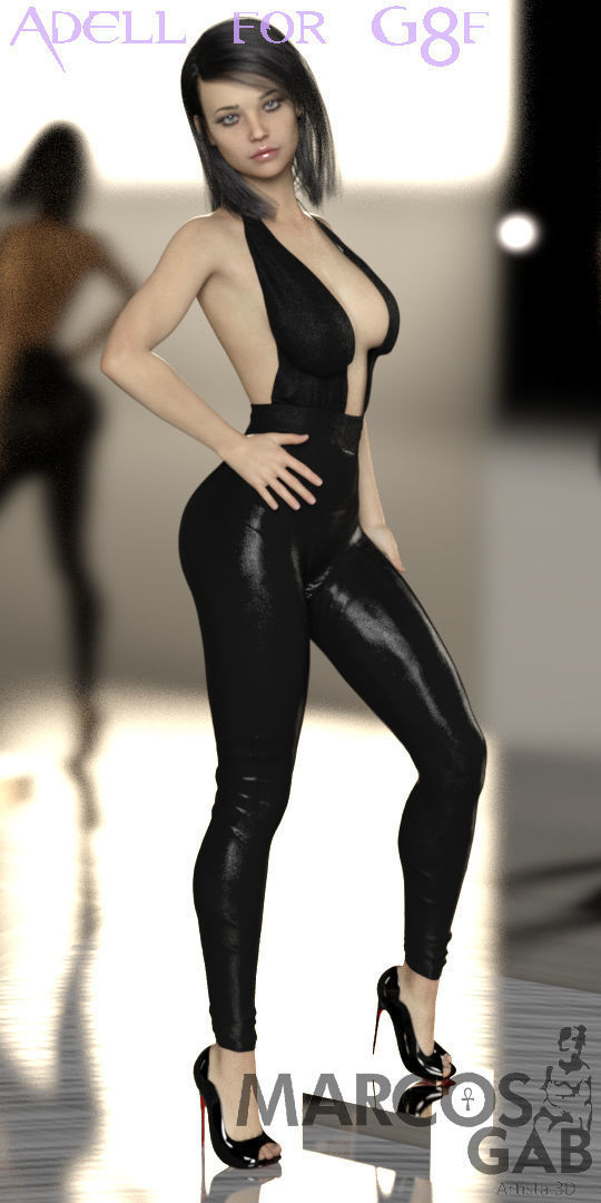 Adell for Genesis 8 Female 3D model_6