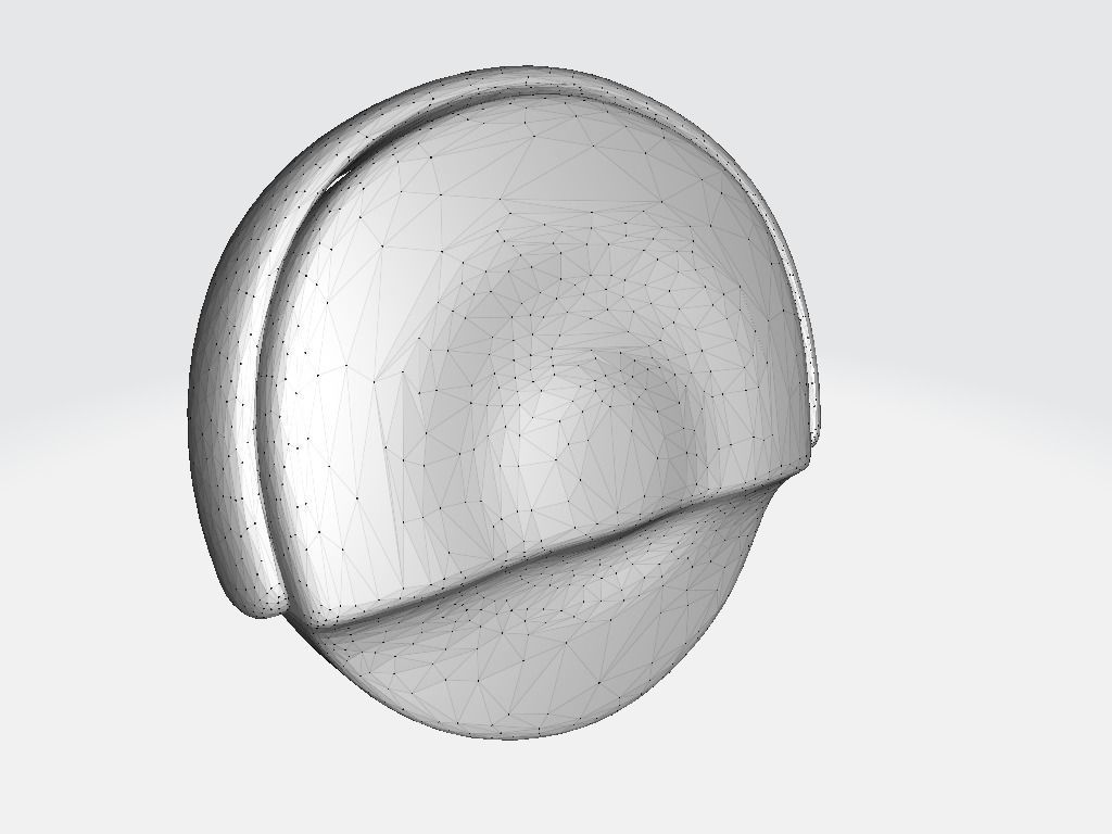 Head Components Headset Low-poly 3D model_13