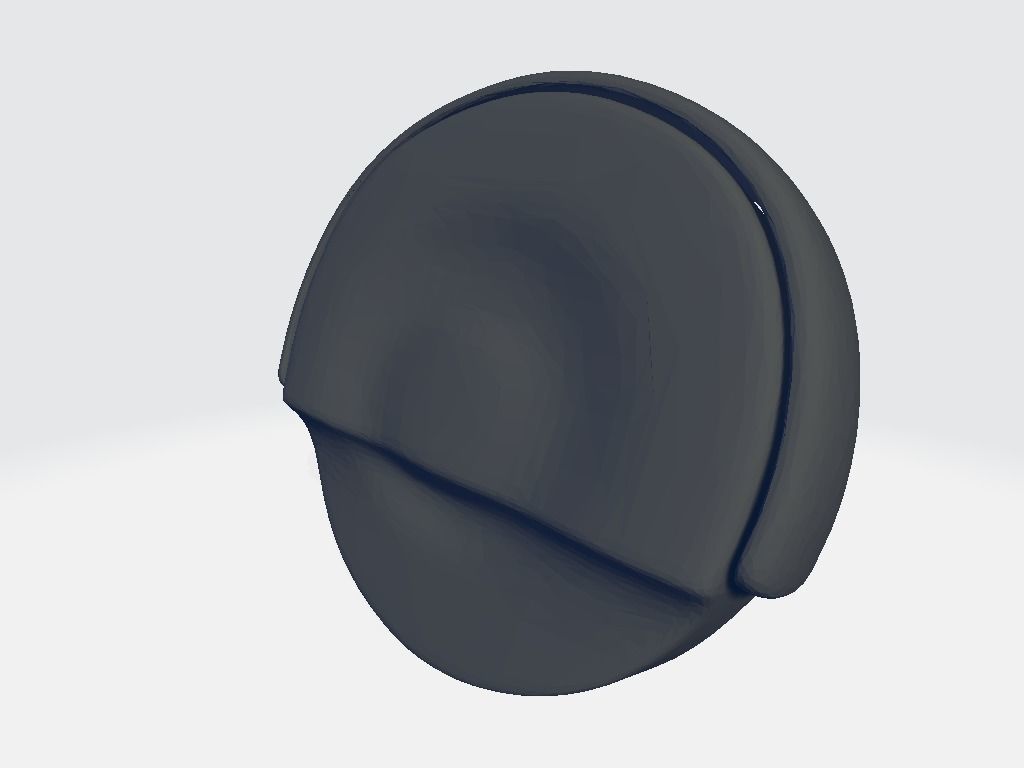 Head Components Headset Low-poly 3D model_4