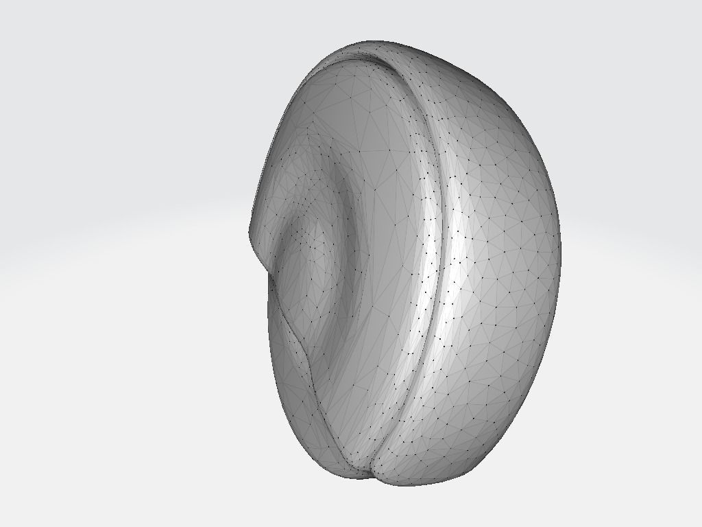 Head Components Headset Low-poly 3D model_14