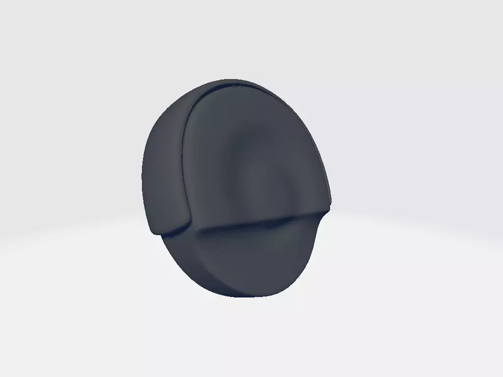 Head Components Headset Low-poly 3D model_0
