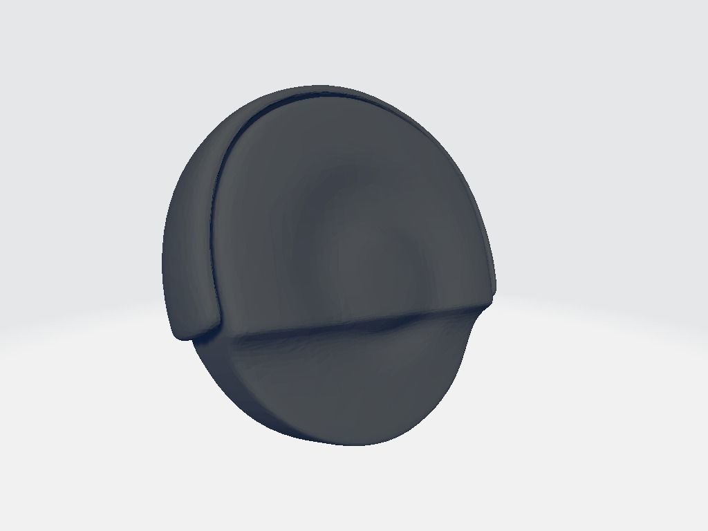 Head Components Headset Low-poly 3D model_2