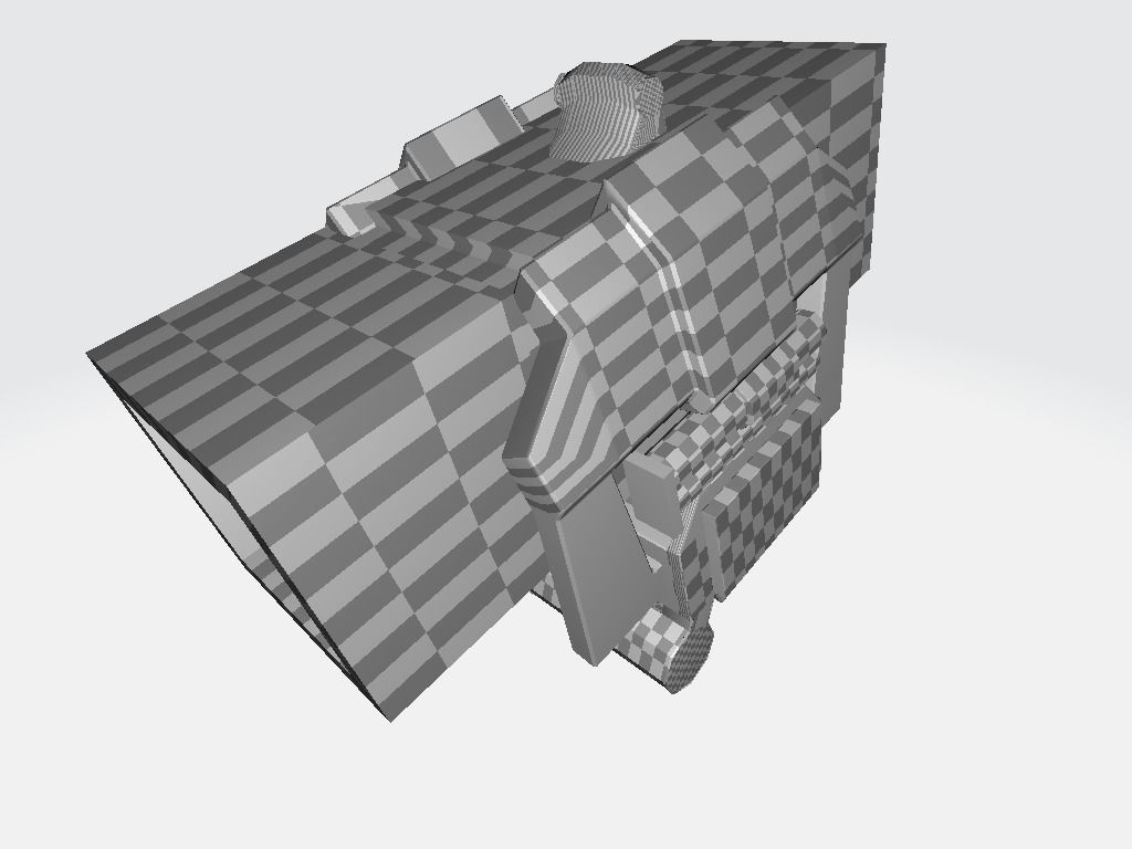 Head Lamp - Flashlight Low-poly 3D model_21