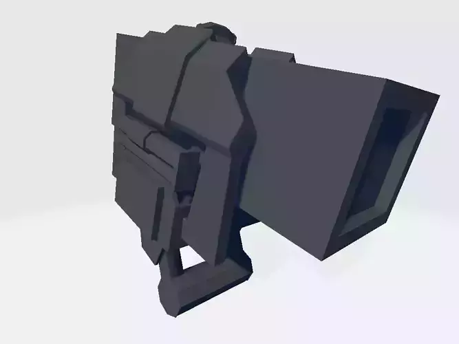 Head Lamp - Flashlight Low-poly 3D model