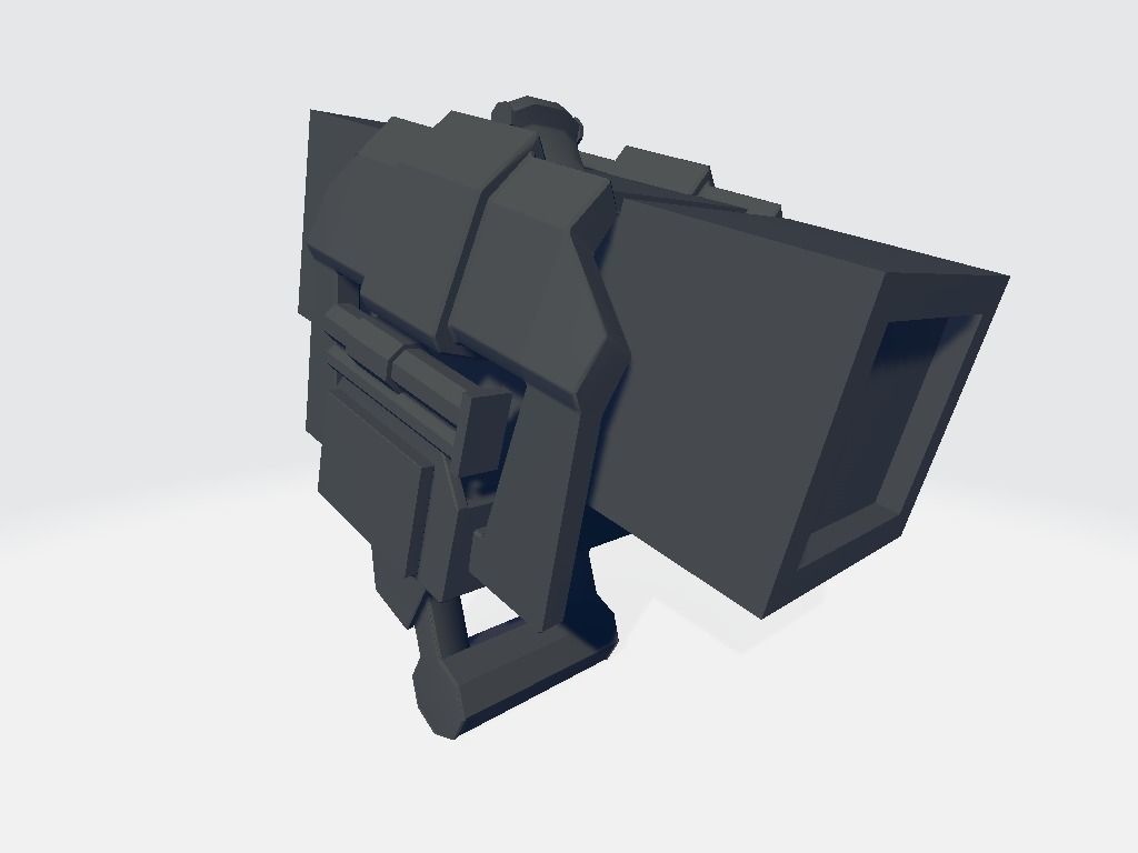 Head Lamp - Flashlight Low-poly 3D model_2