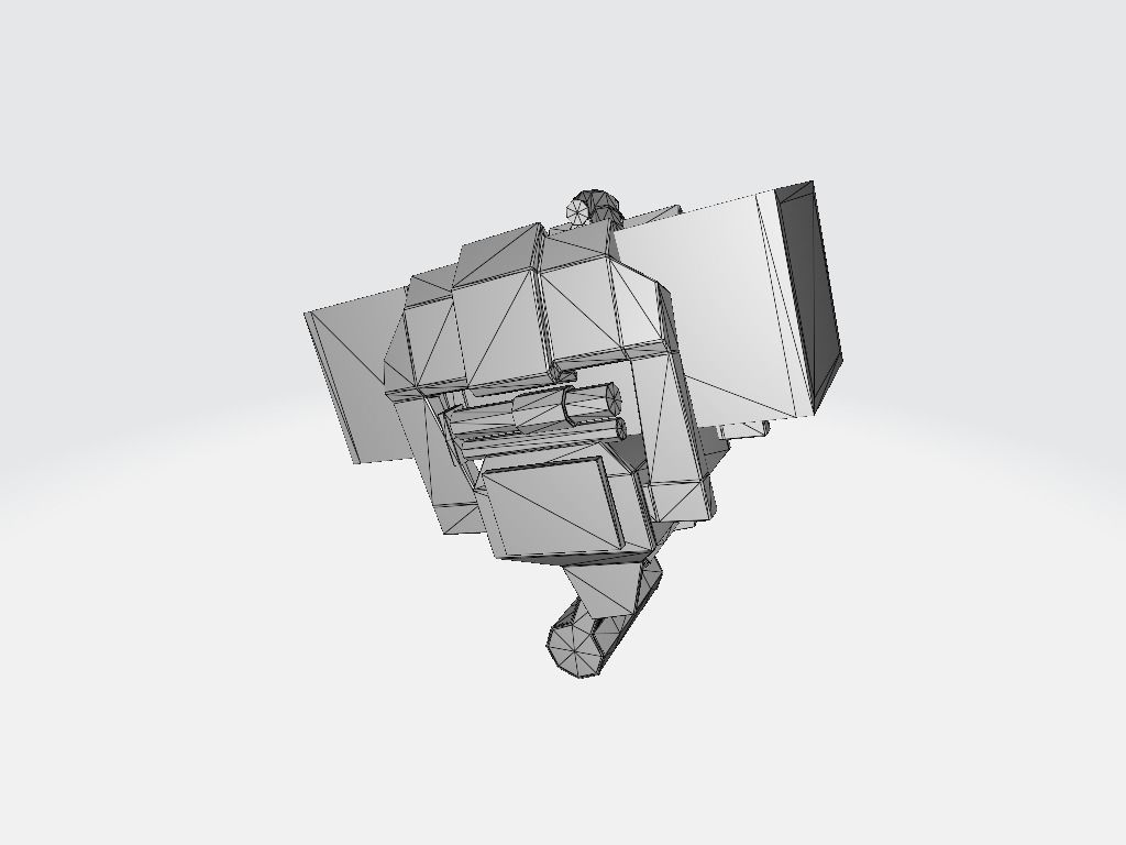 Head Lamp - Flashlight Low-poly 3D model_12