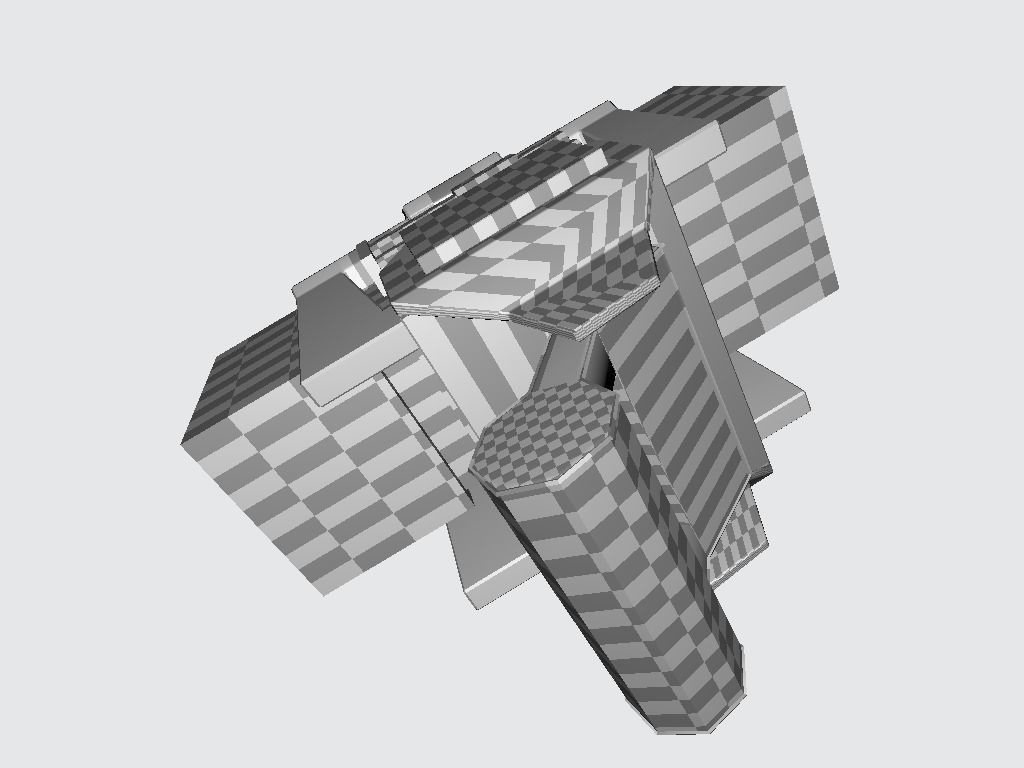 Head Lamp - Flashlight Low-poly 3D model_18