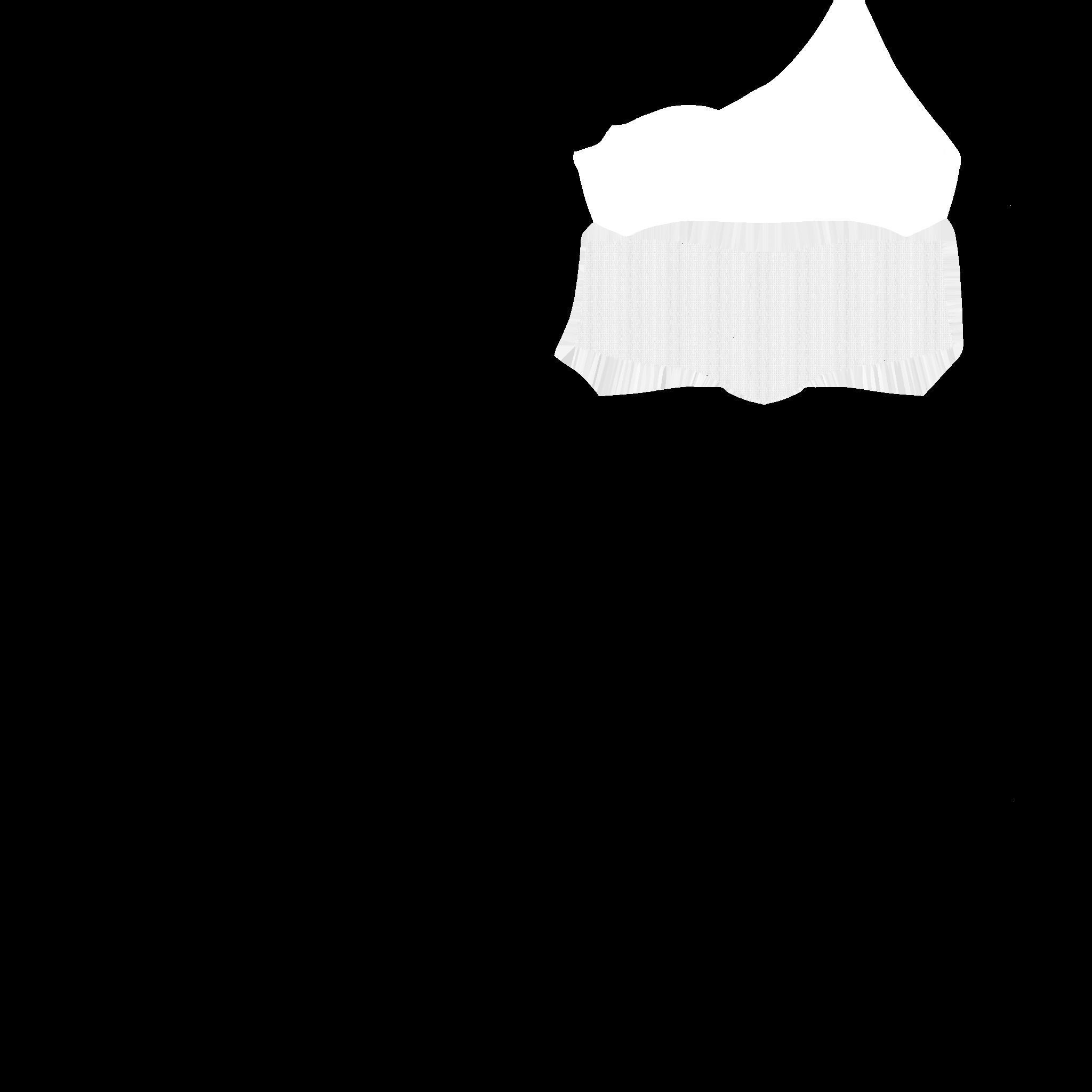 Pirate Female Costume 02 - Black Red - Character Design Fashion Low-poly 3D model_17