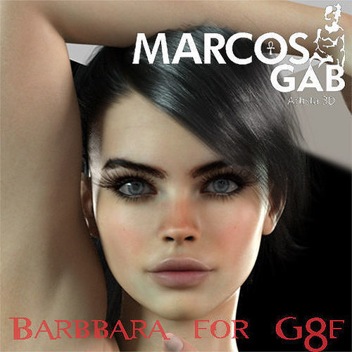 Barbbara for G8F 3D model