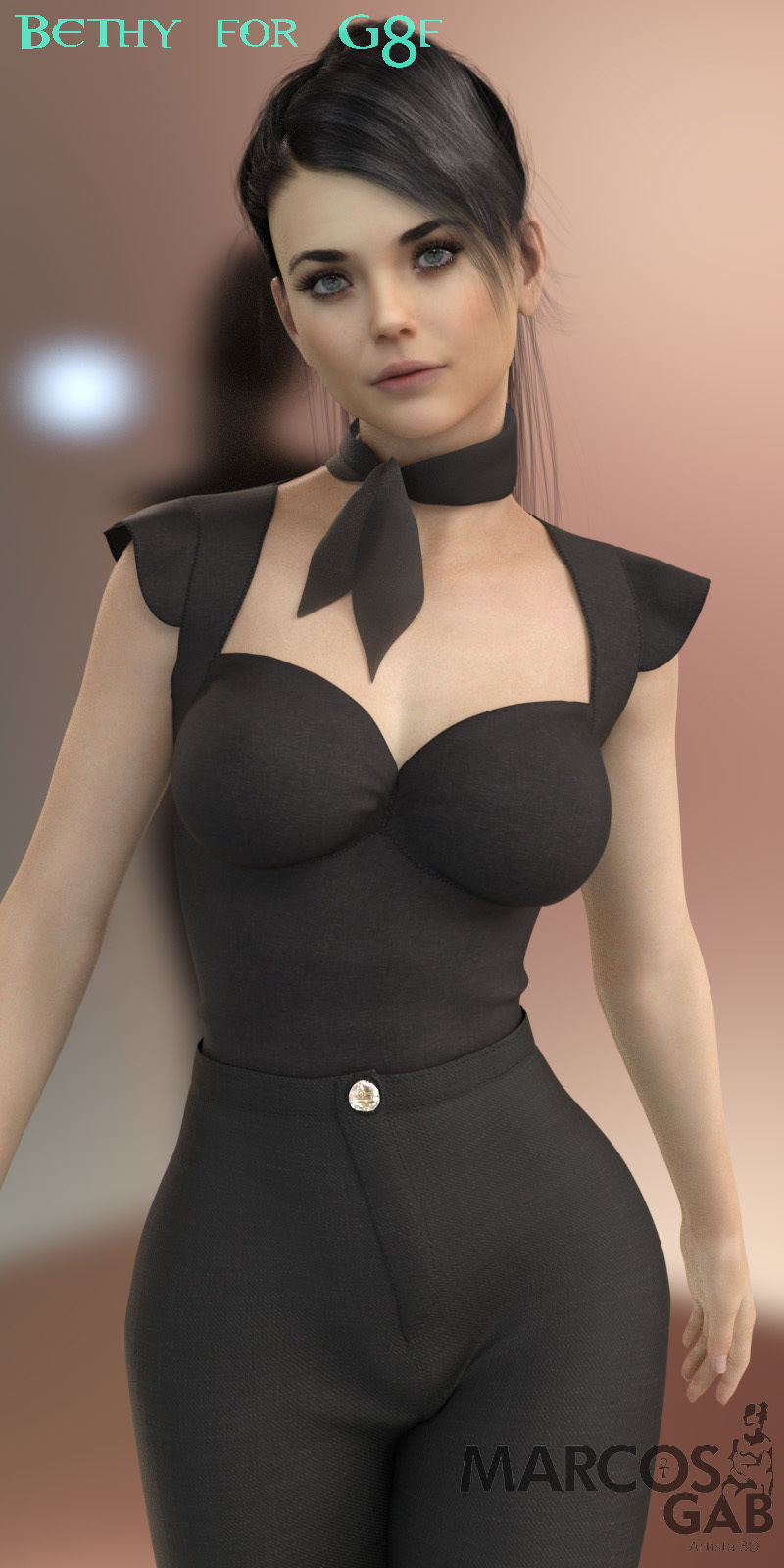 Bethy for G8F 3D model_1