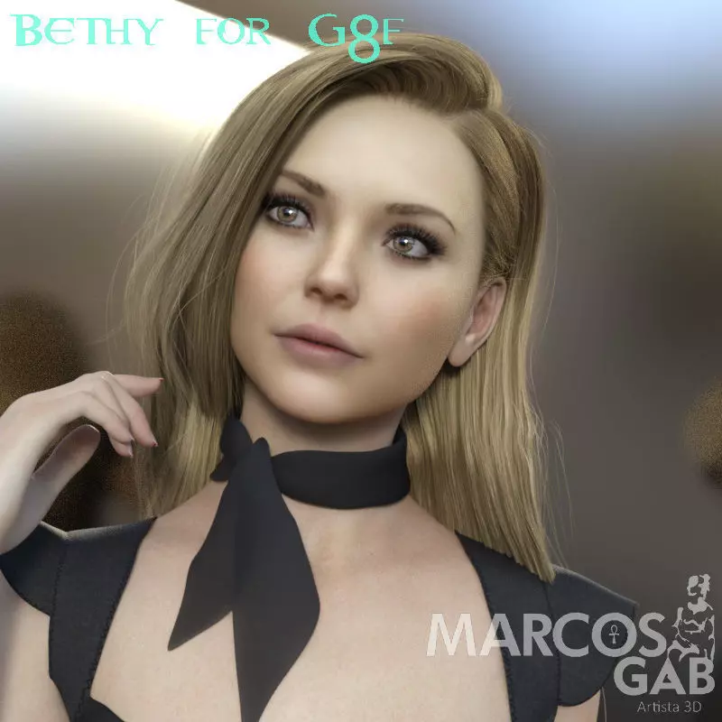 Bethy for G8F 3D model_0