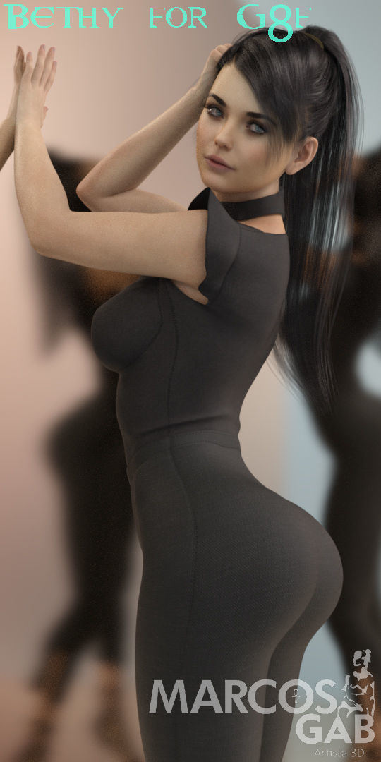 Bethy for G8F 3D model_27