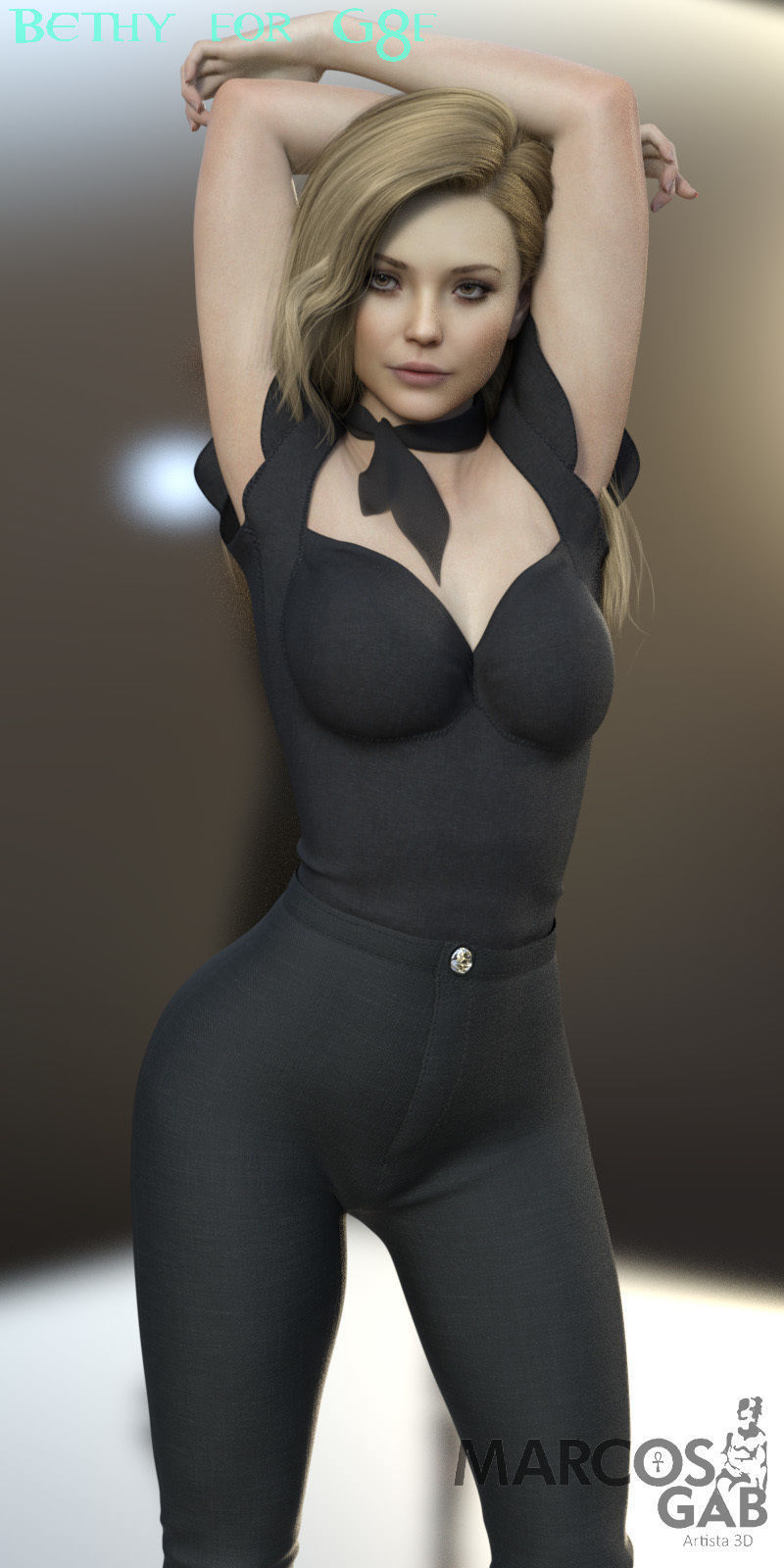 Bethy for G8F 3D model_3