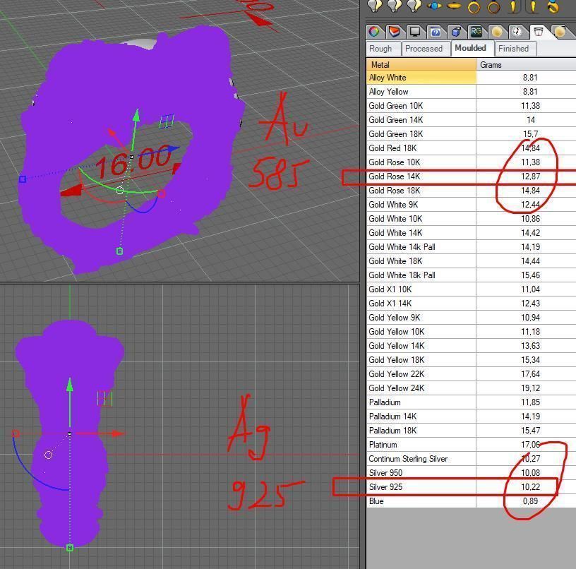 Mermaid ring 3D print model_12