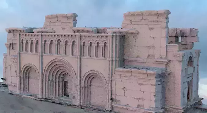 Fantasy architecture entrance 