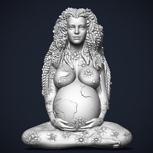 Nature mother 3D print model