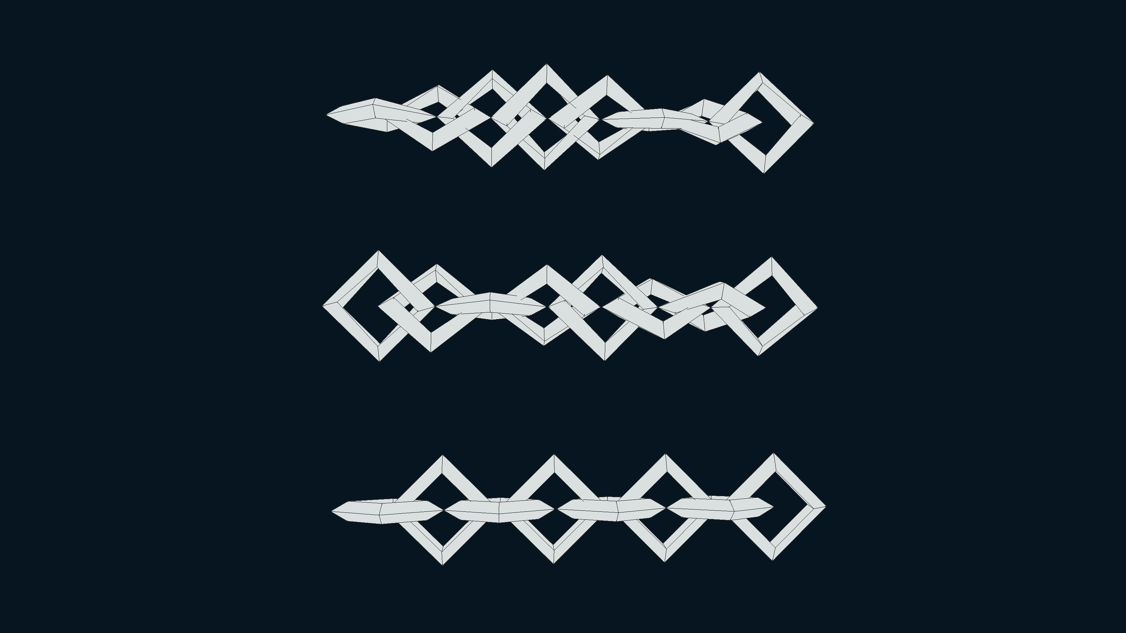Stylized PBR Chain Small Pack - Texture Variation Low-poly 3D model_5