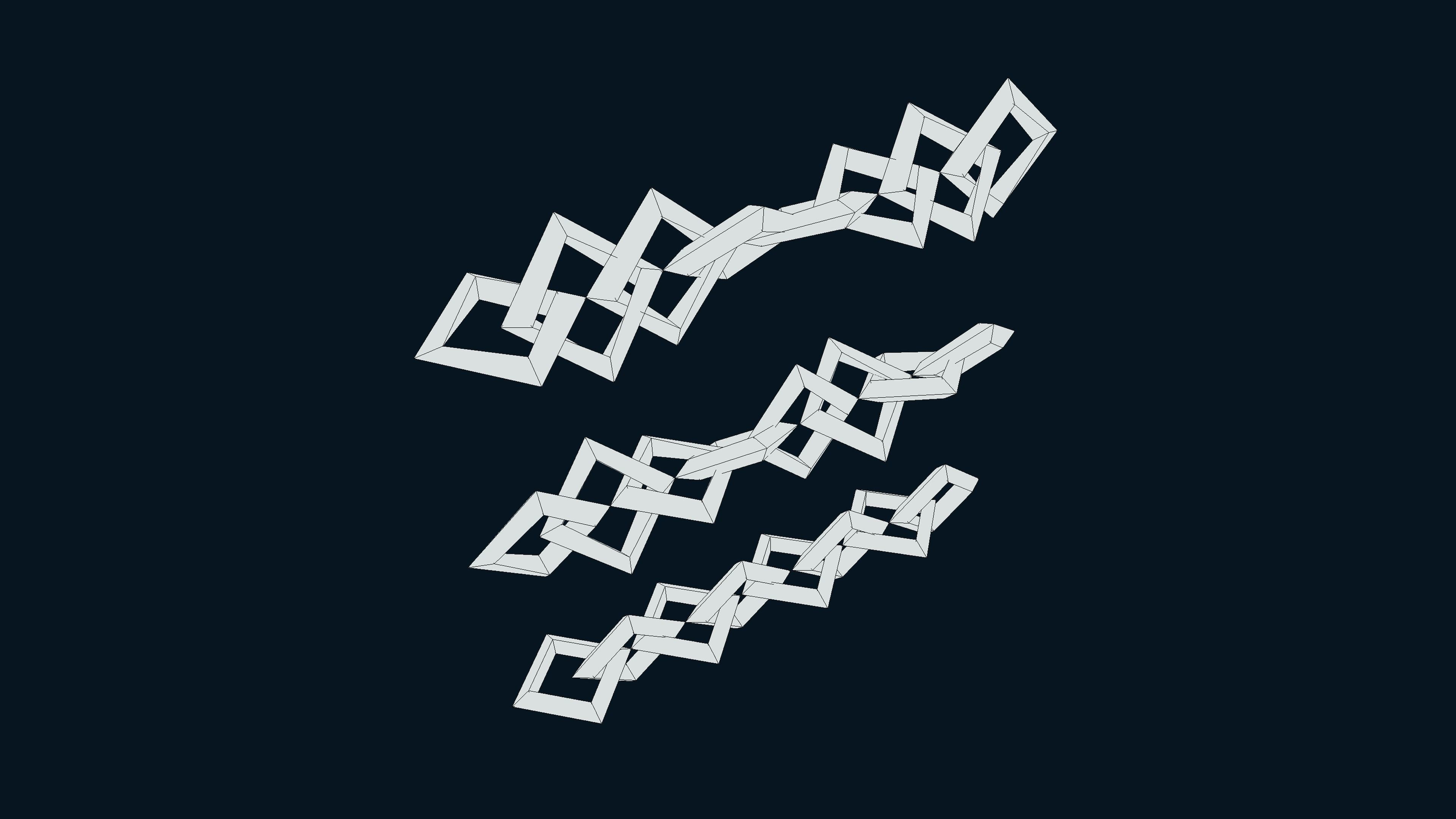 Stylized PBR Chain Small Pack - Texture Variation Low-poly 3D model_4