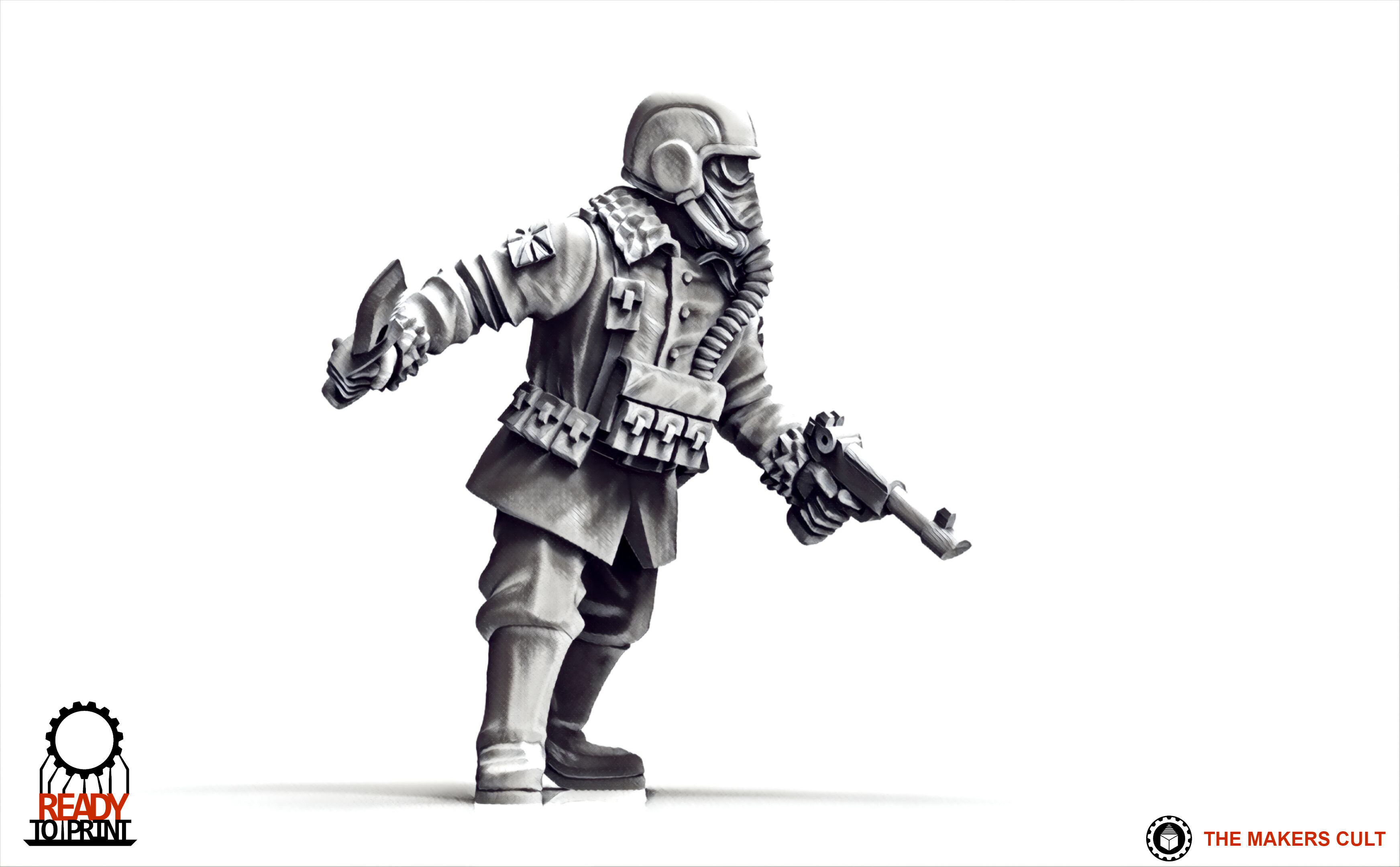 Flight Sergeant Cornish 3D print model_5