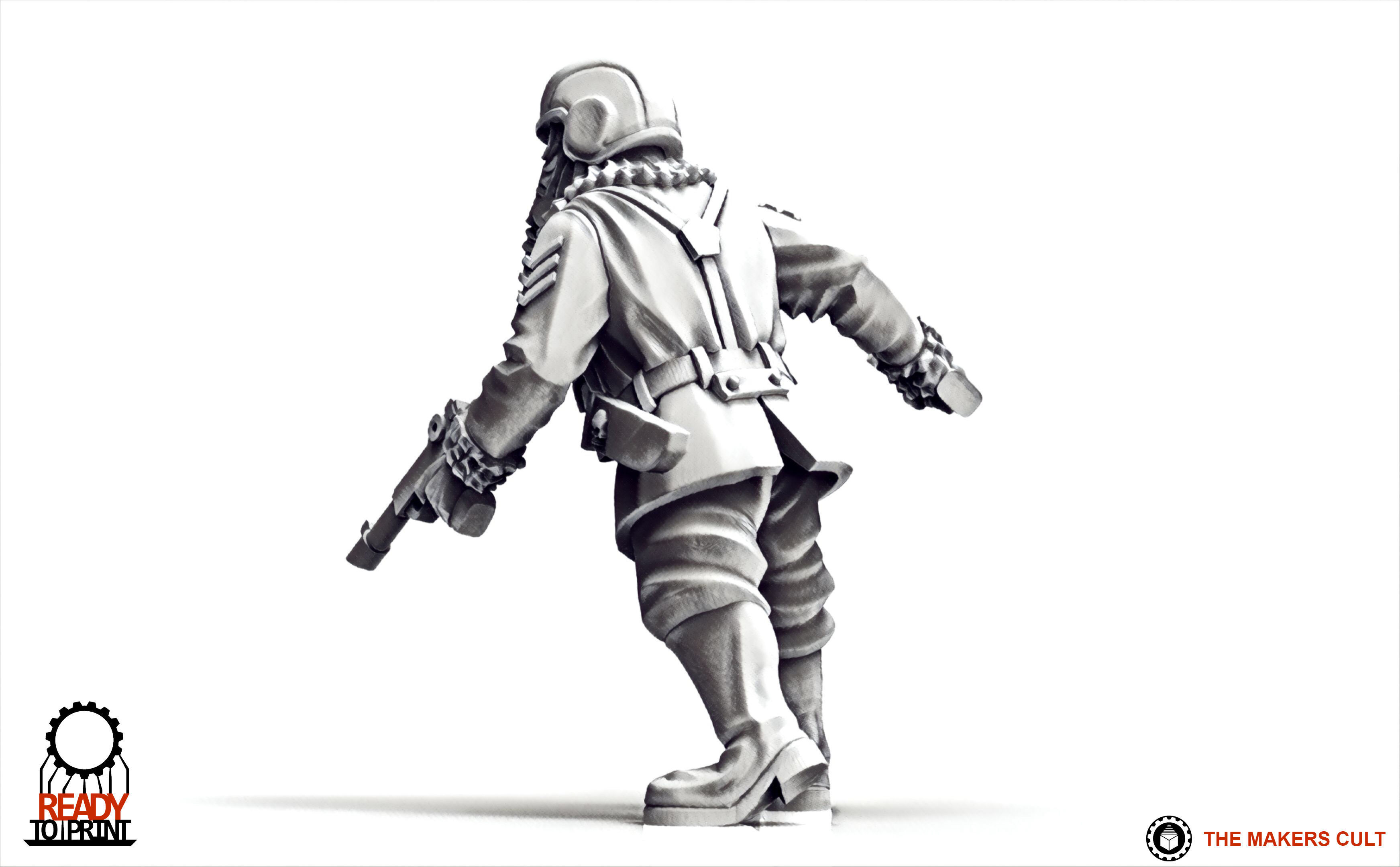 Flight Sergeant Cornish 3D print model_3