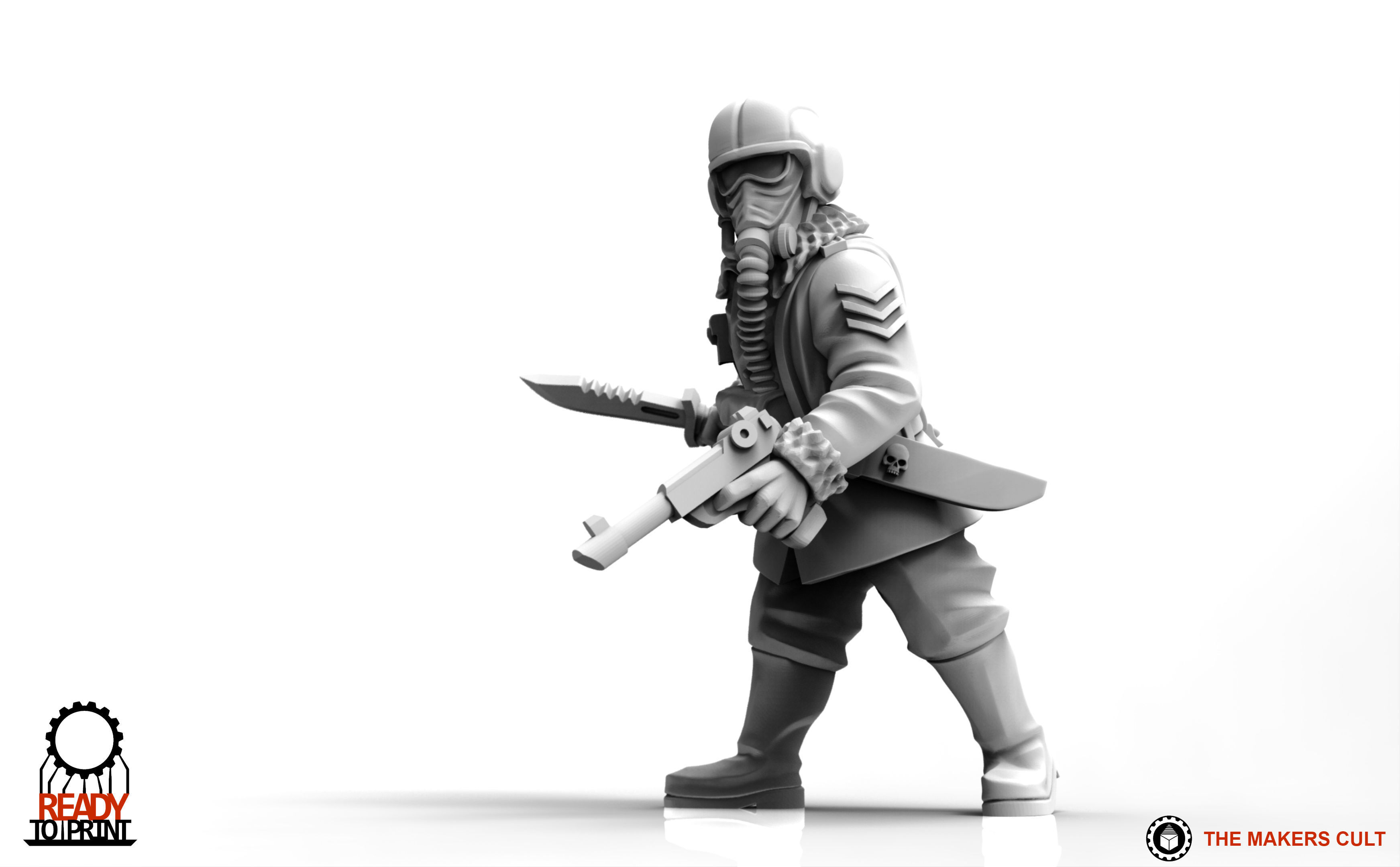 Flight Sergeant Cornish 3D print model_11