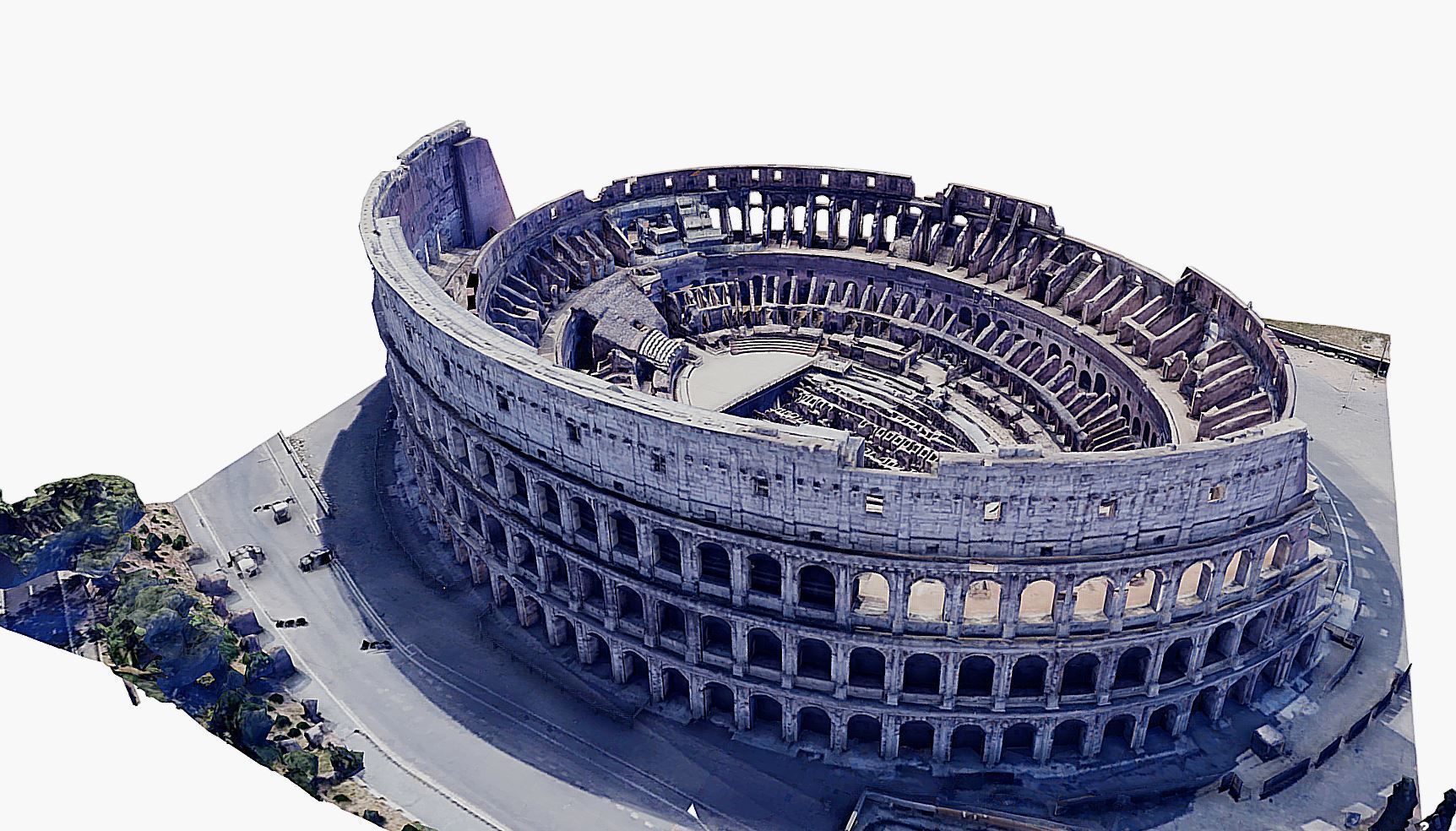 3D model Colosseum - amphitheatre VR / AR / low-poly | CGTrader