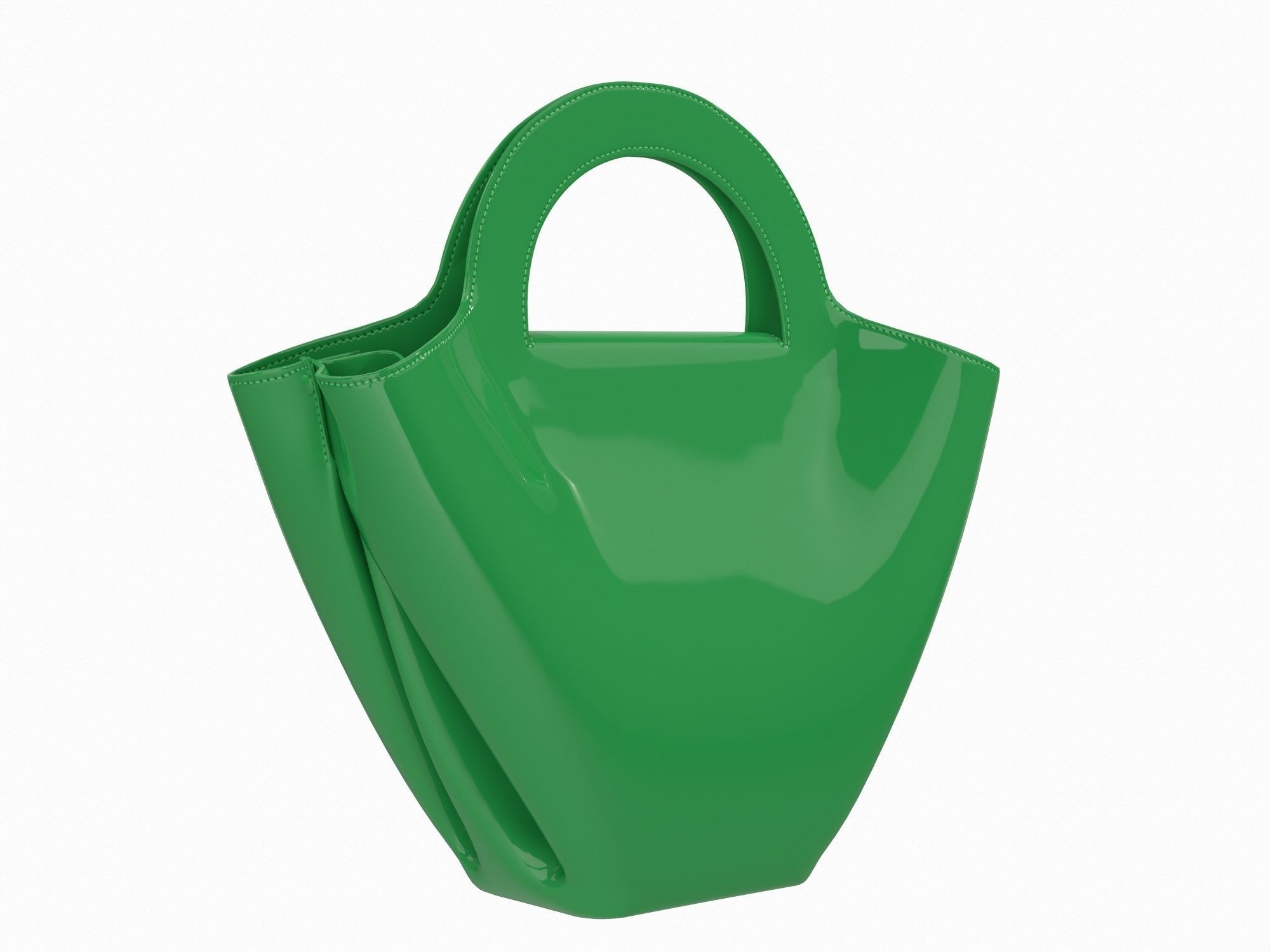 Bottega Veneta Doll Bag Green 3D model_3