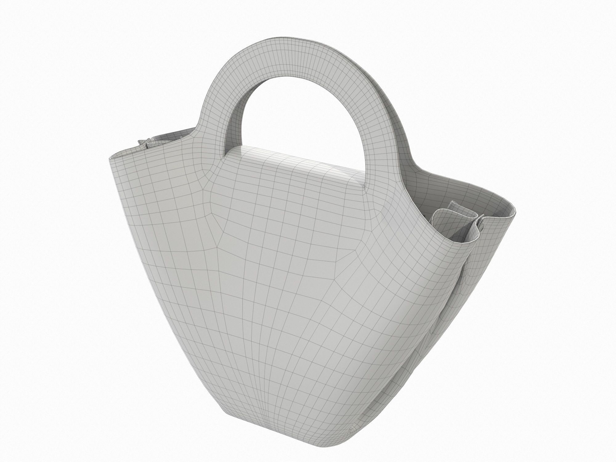 Bottega Veneta Doll Bag Green 3D model_7