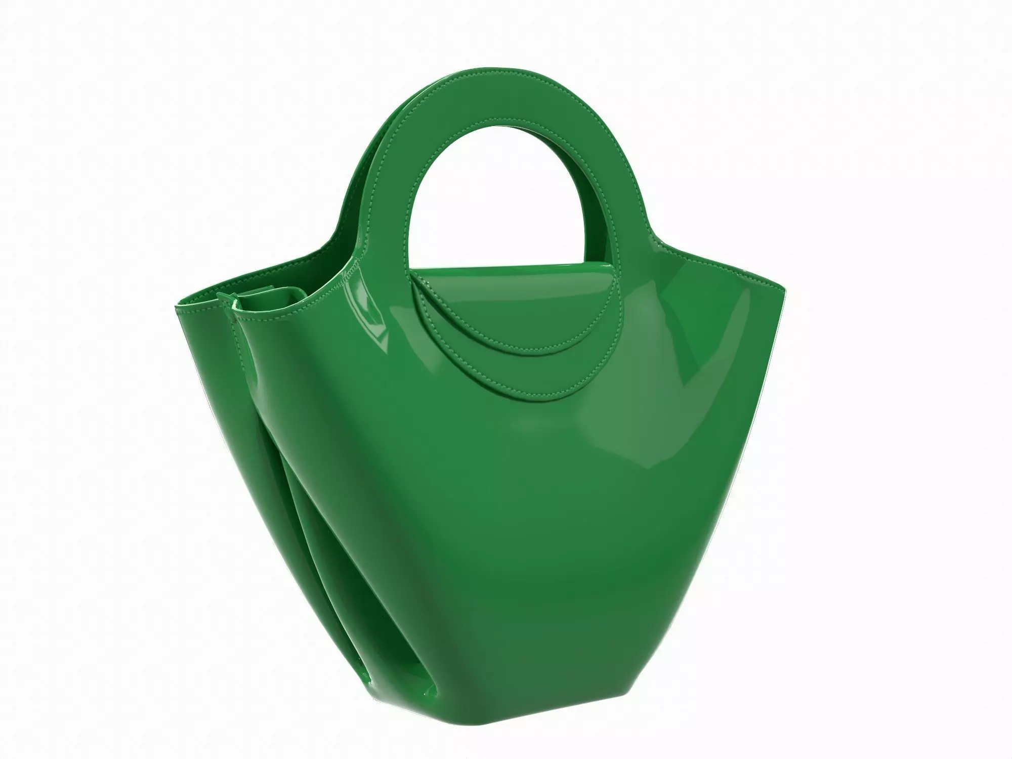 Bottega Veneta Doll Bag Green 3D model_0