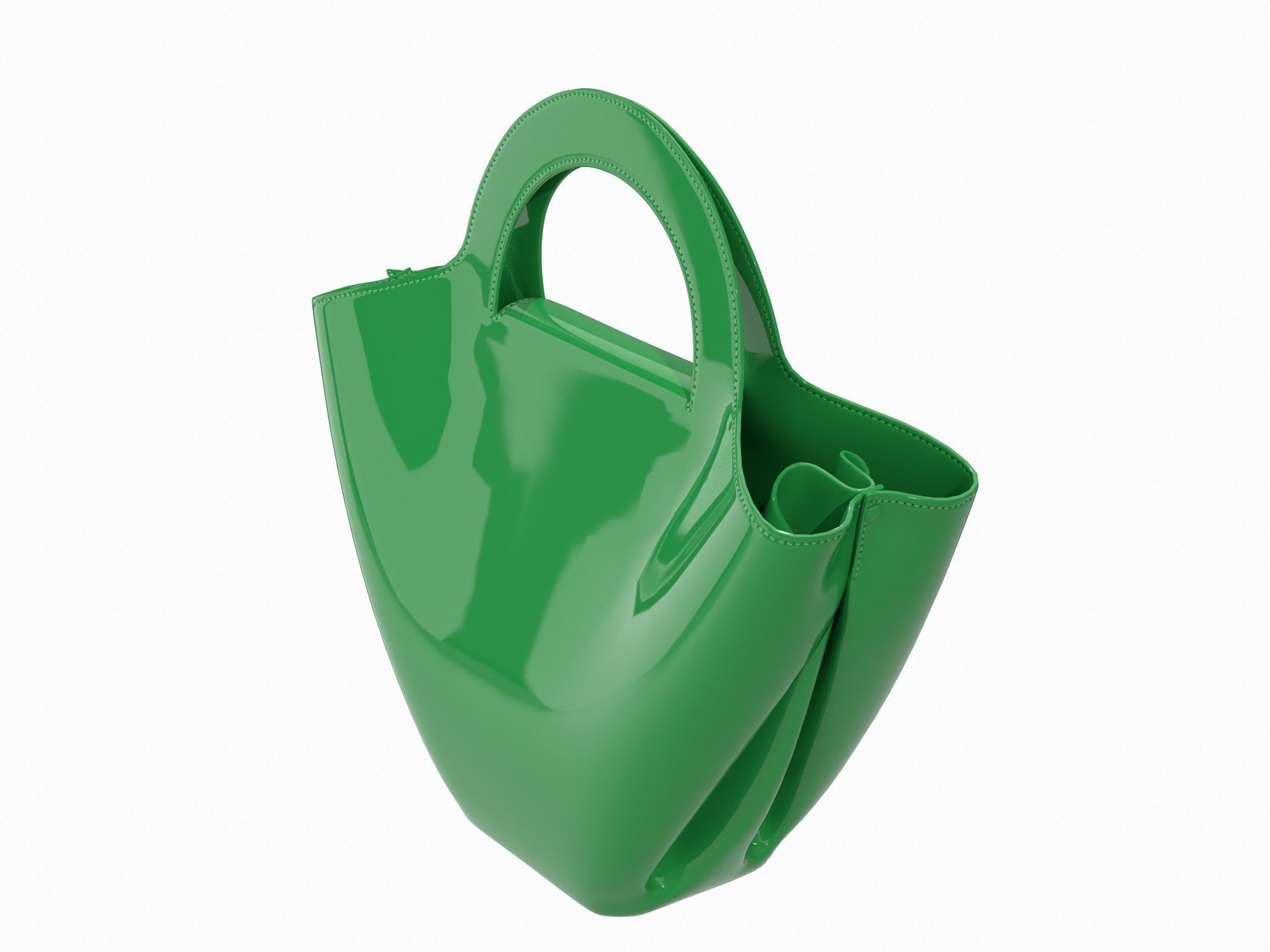Bottega Veneta Doll Bag Green 3D model_2