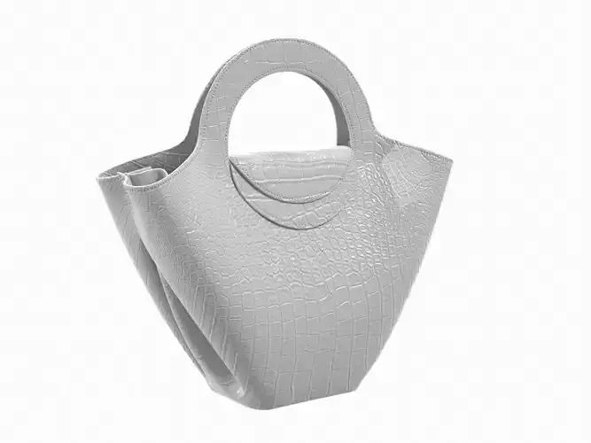 Bottega Veneta Doll Bag White 3D model