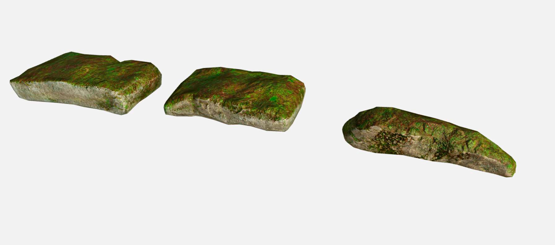 old stone Stonehenge Low-poly 3D model_7