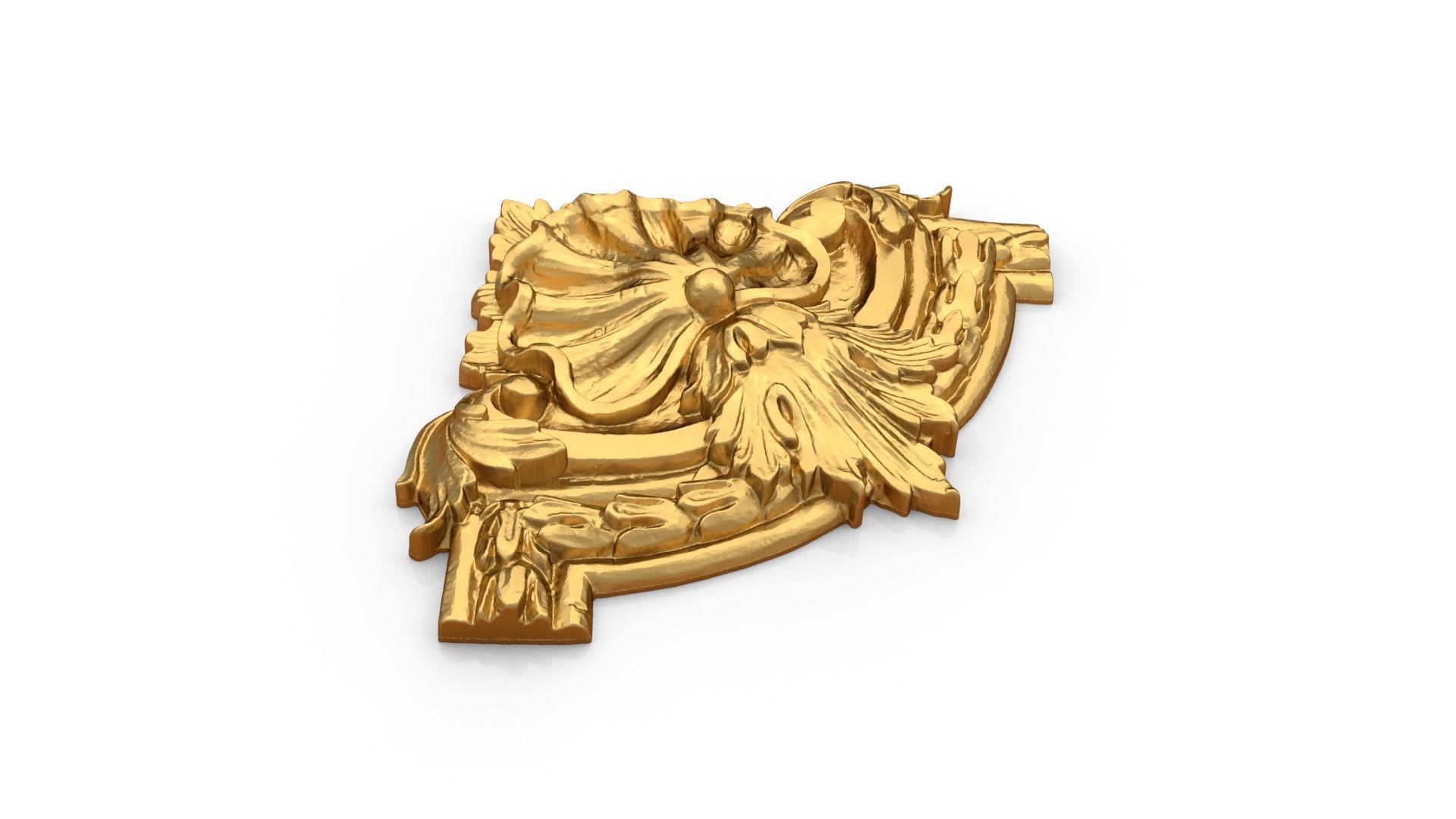 Classic decor ornament 65 3D model_2