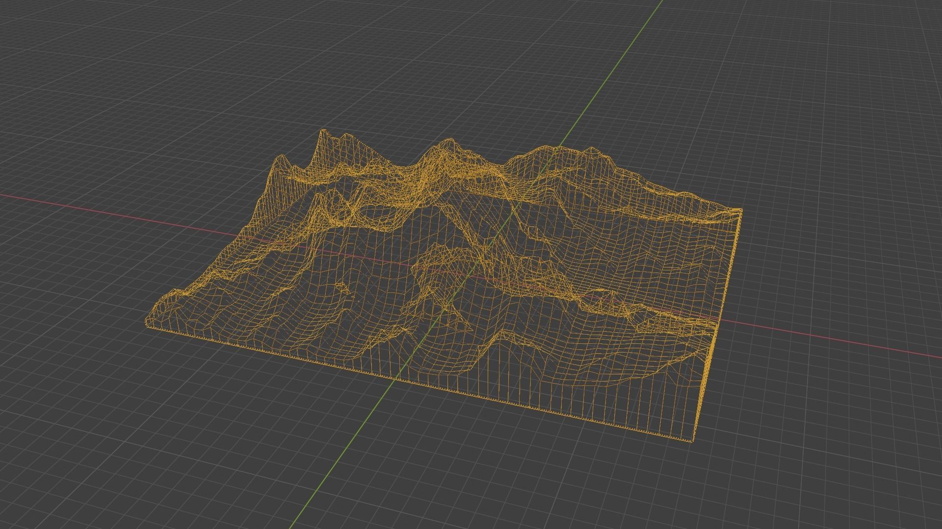 Everest Mountain Low-poly 3D model_15