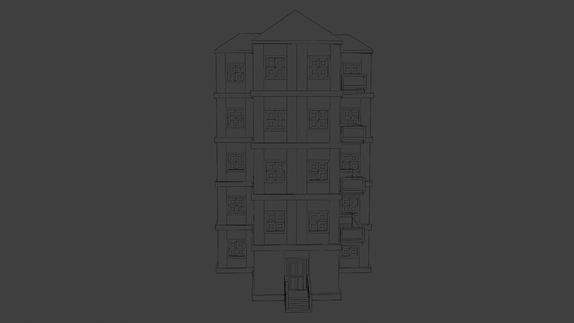 House Model 29 Low-poly 3D model_17