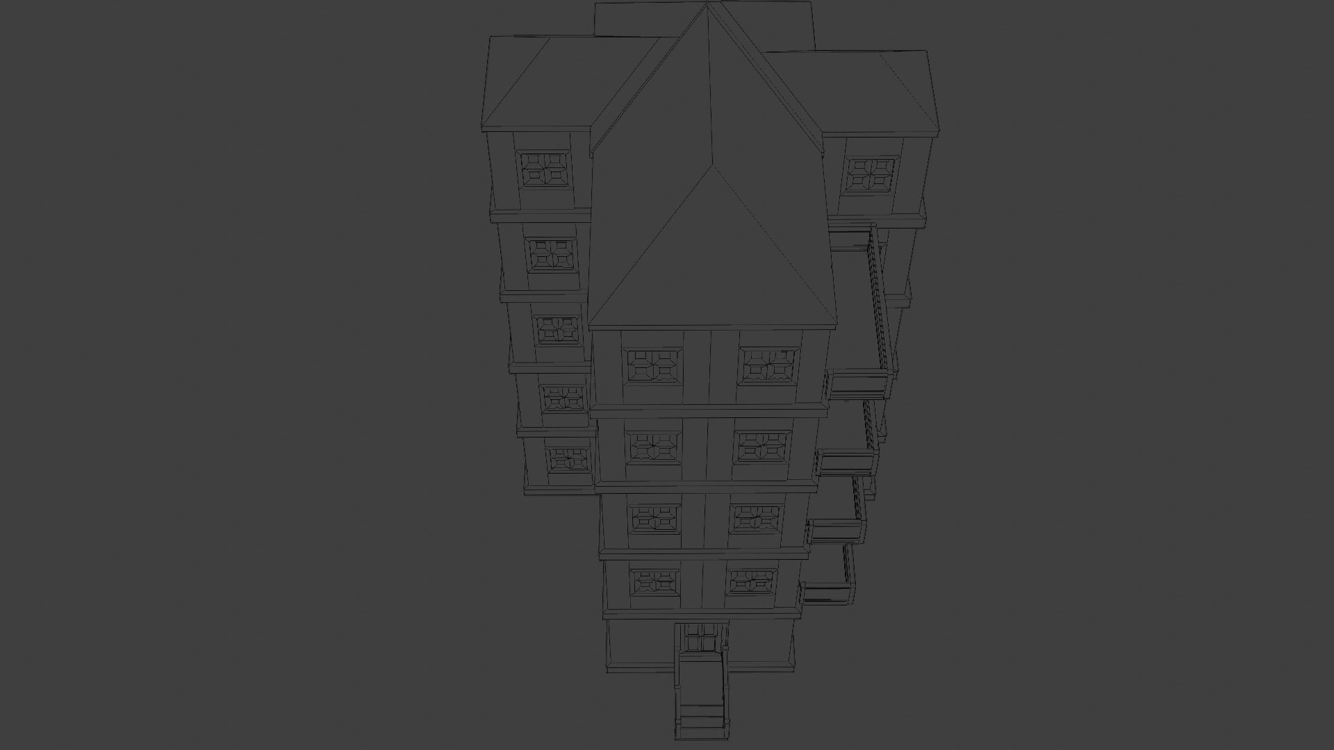 House Model 29 Low-poly 3D model_16