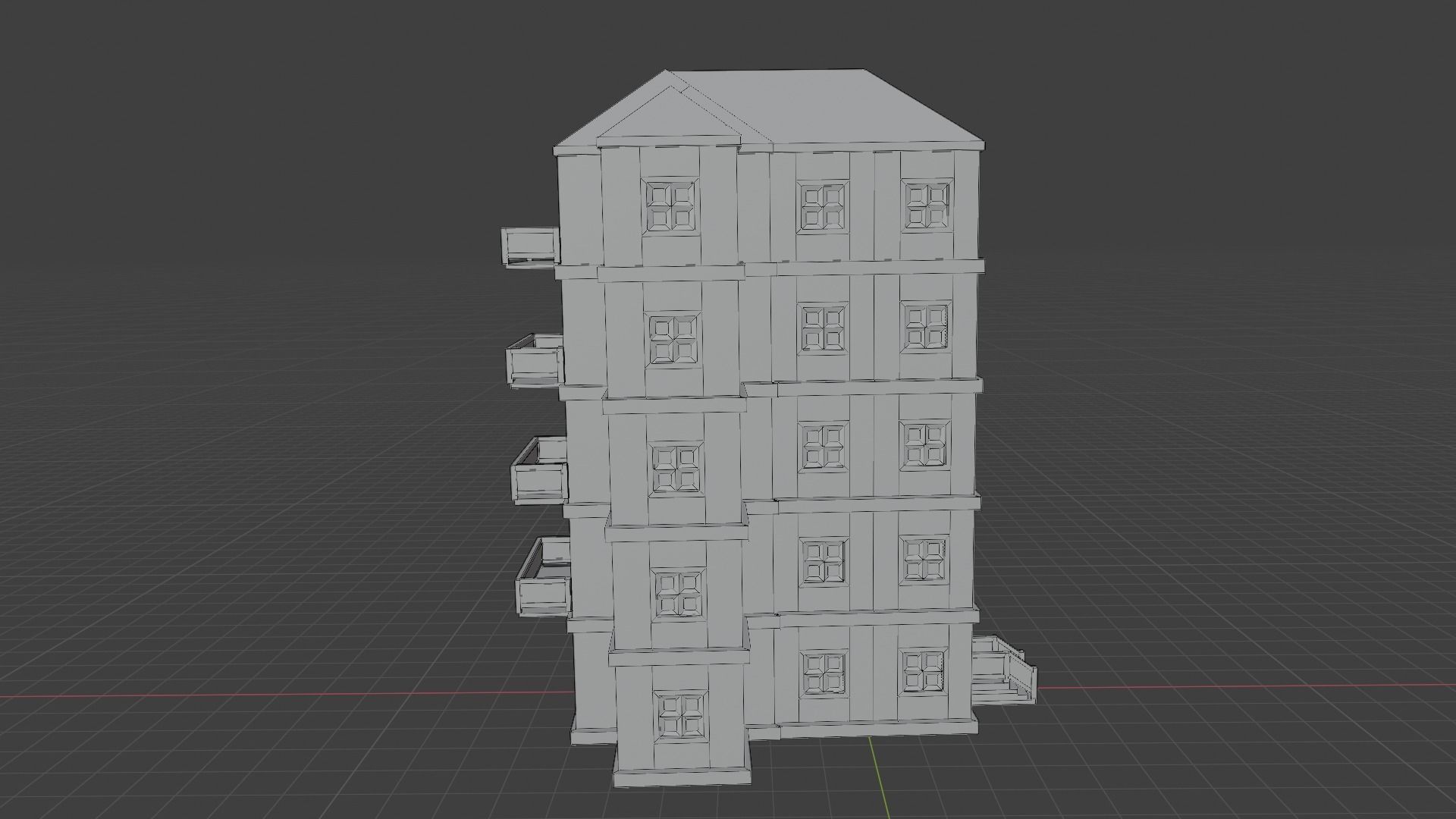 House Model 29 Low-poly 3D model_12