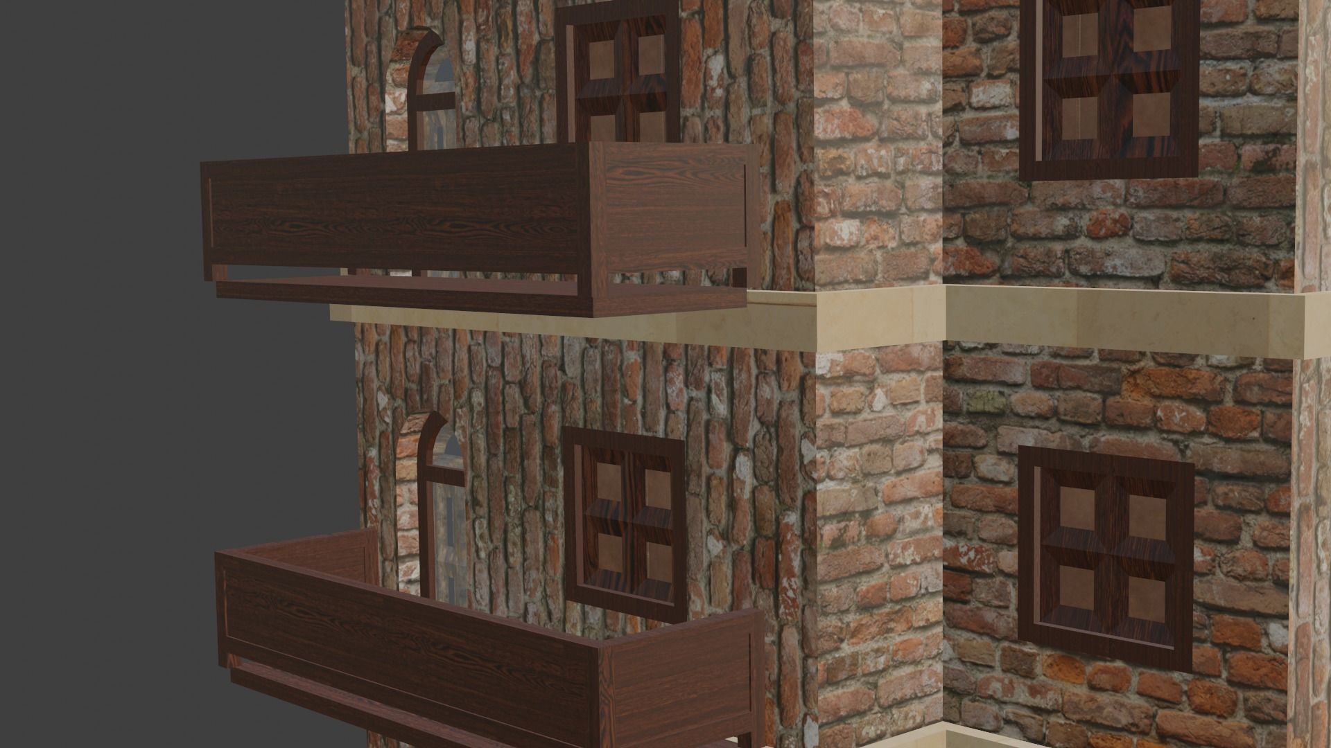 House Model 29 Low-poly 3D model_1