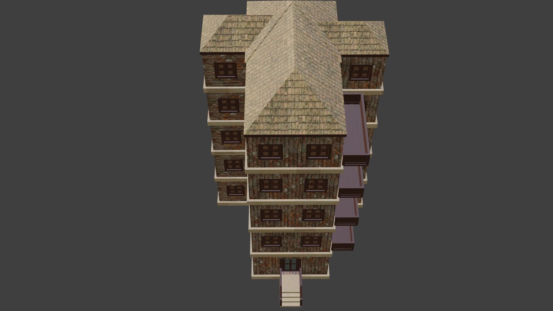 House Model 29 Low-poly 3D model_15