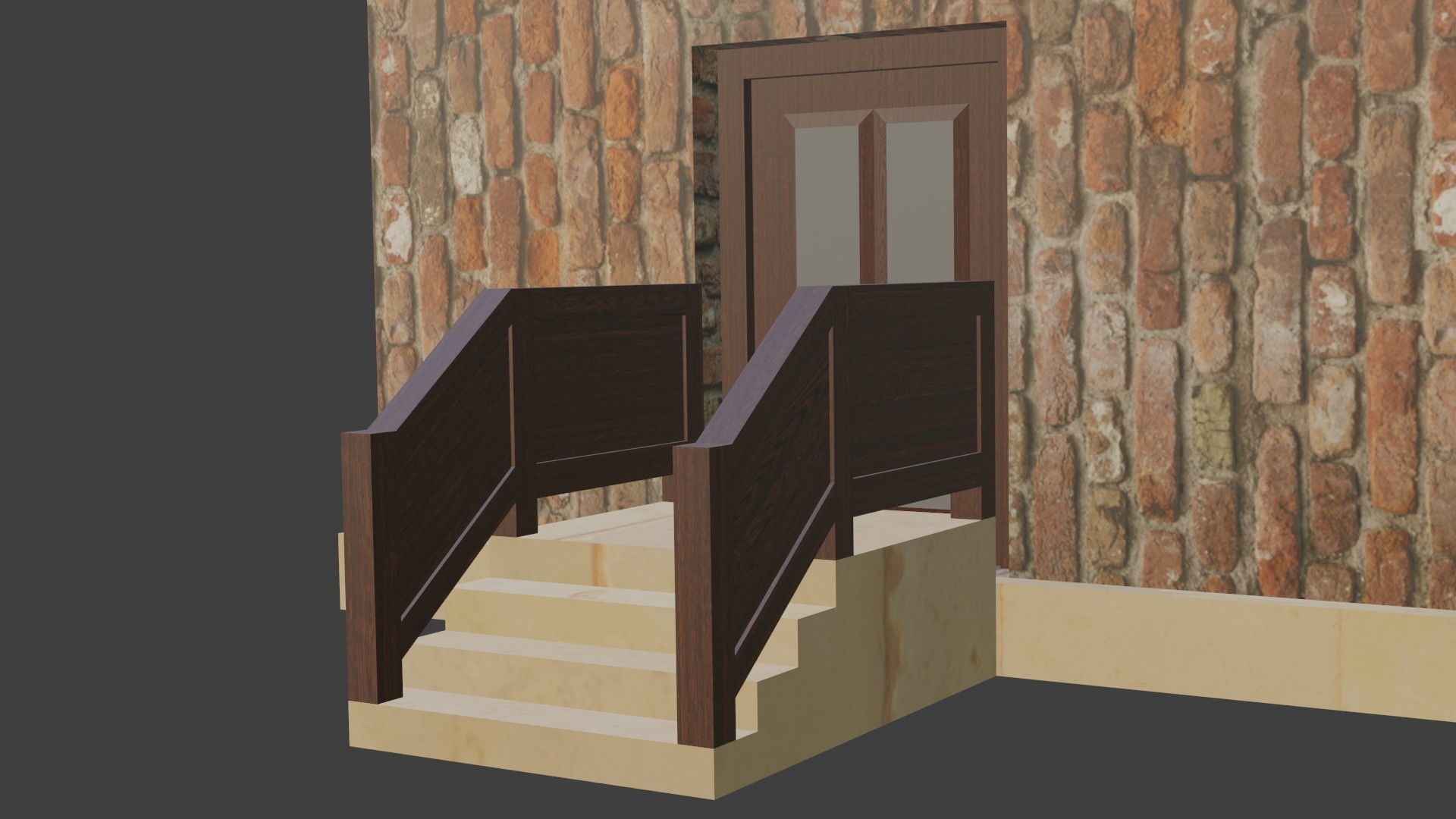 House Model 29 Low-poly 3D model_3