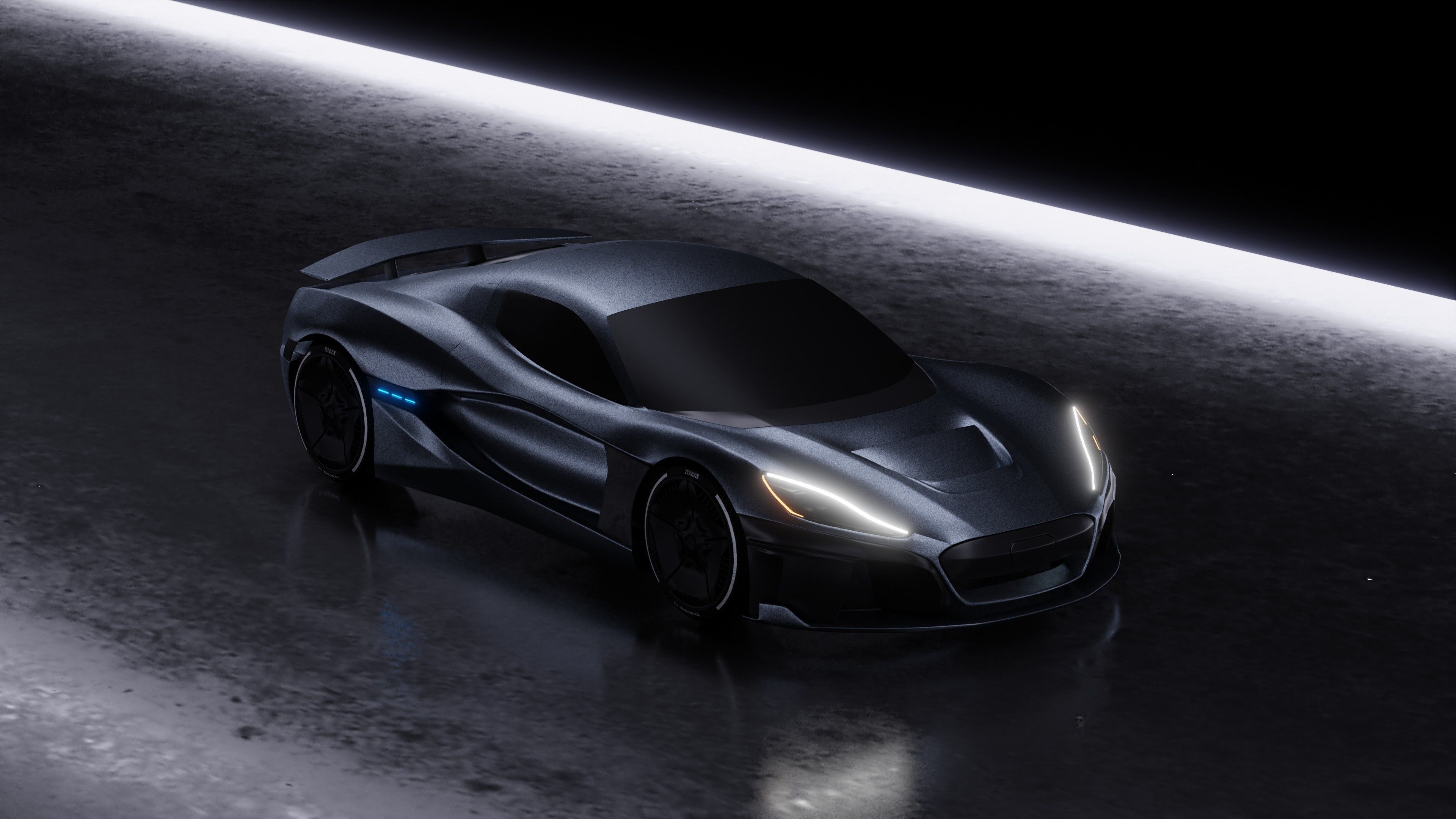 Rimac c2 3D model_4