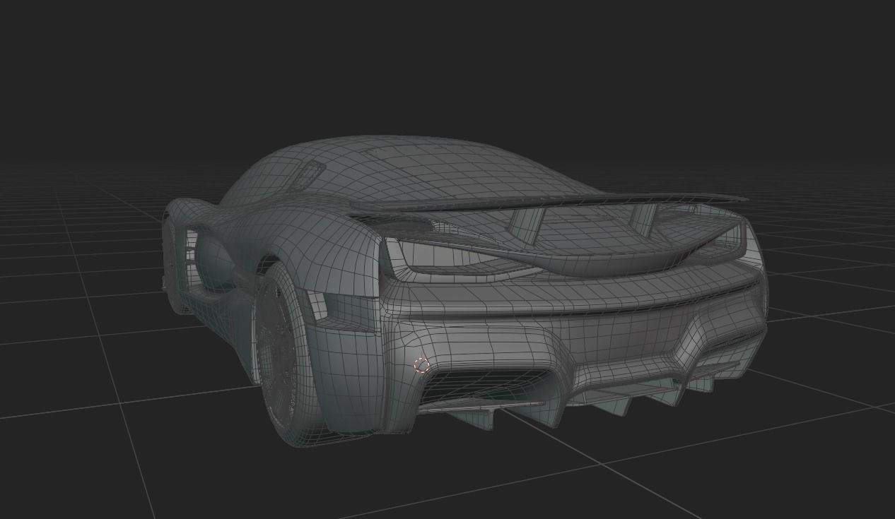 Rimac c2 3D model_6