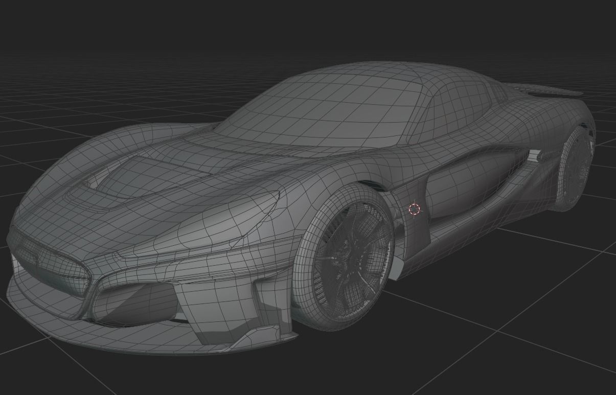 Rimac c2 3D model_5