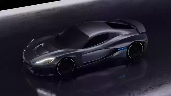 Rimac c2 3D model