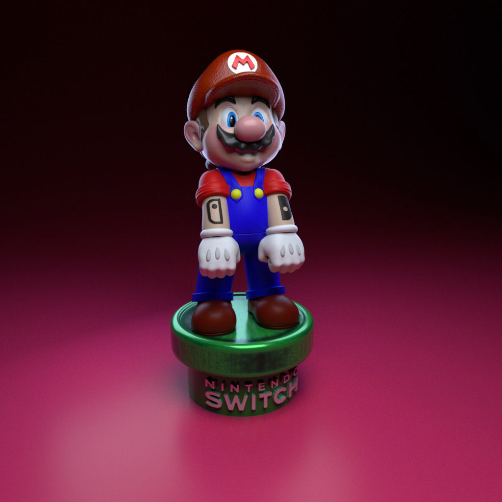 Mario Bro- Nintendo Switch-20Cm 3D print model_1