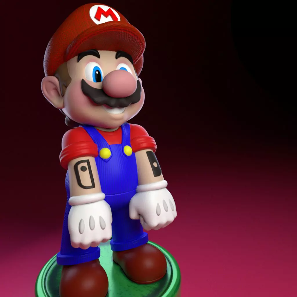 Mario Bro- Nintendo Switch-20Cm 3D print model_0