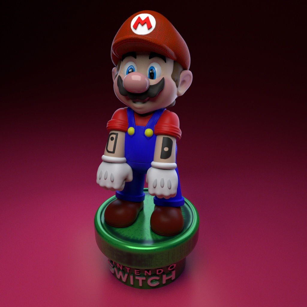 Mario Bro- Nintendo Switch-20Cm 3D print model_6