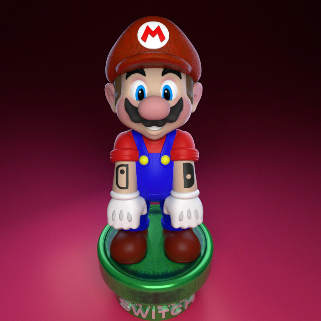 Mario Bro- Nintendo Switch-20Cm 3D print model_3