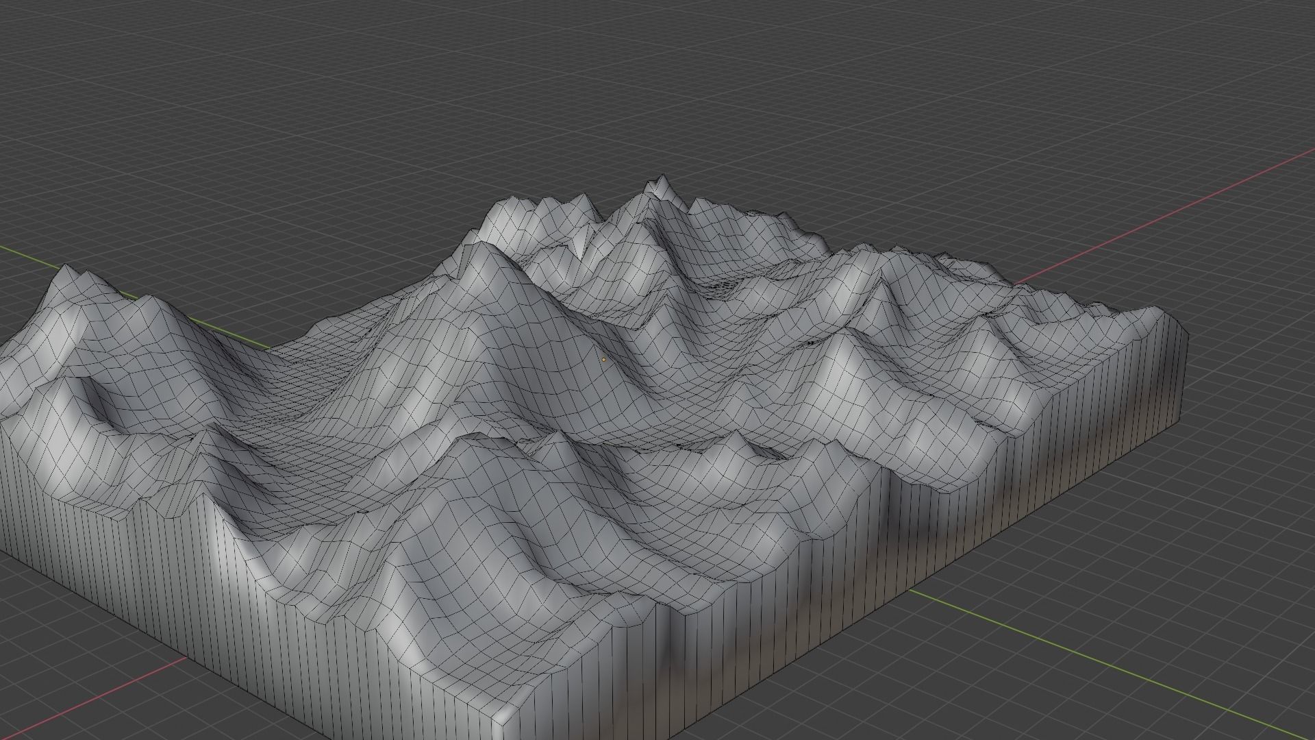 K2 Mountain Low-poly 3D model_12